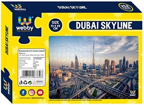 Webby Kids Jigsaw Puzzle | 252 Pieces | 43x29 cm Completed Size | Challenging Puzzle for Kids & Family | Enhances Focus, Motor Skills & Logical Thinking | Gift for Ages 6+