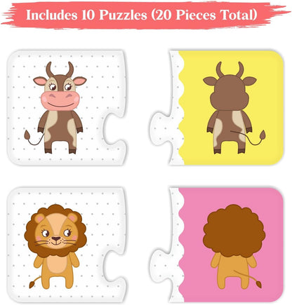 Webby Jigsaw Puzzle (2 Pieces) | Montessori Early Educational Toy for 2+ Years Kids | Boosts Brain Power, Focus & Fine Motor Skills