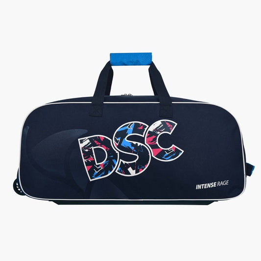 Intense Rage Kit Bag | Color: Navy Blue | Size: 28" x 13.5" x 6.5" | Volume: 51 litres | Anti-Scuff Corner Protection | Durable & Classy | Integrated Bat Pocket | Duro Material