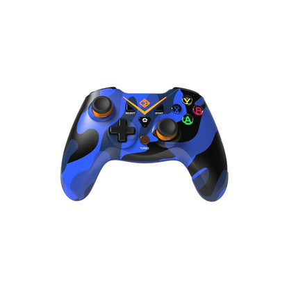Cosmic Byte C3070W Nebula 2.4G Wireless Gamepad for PC supports Windows XP/7/8/10/11, Rubberized Texture (Camo Blue)