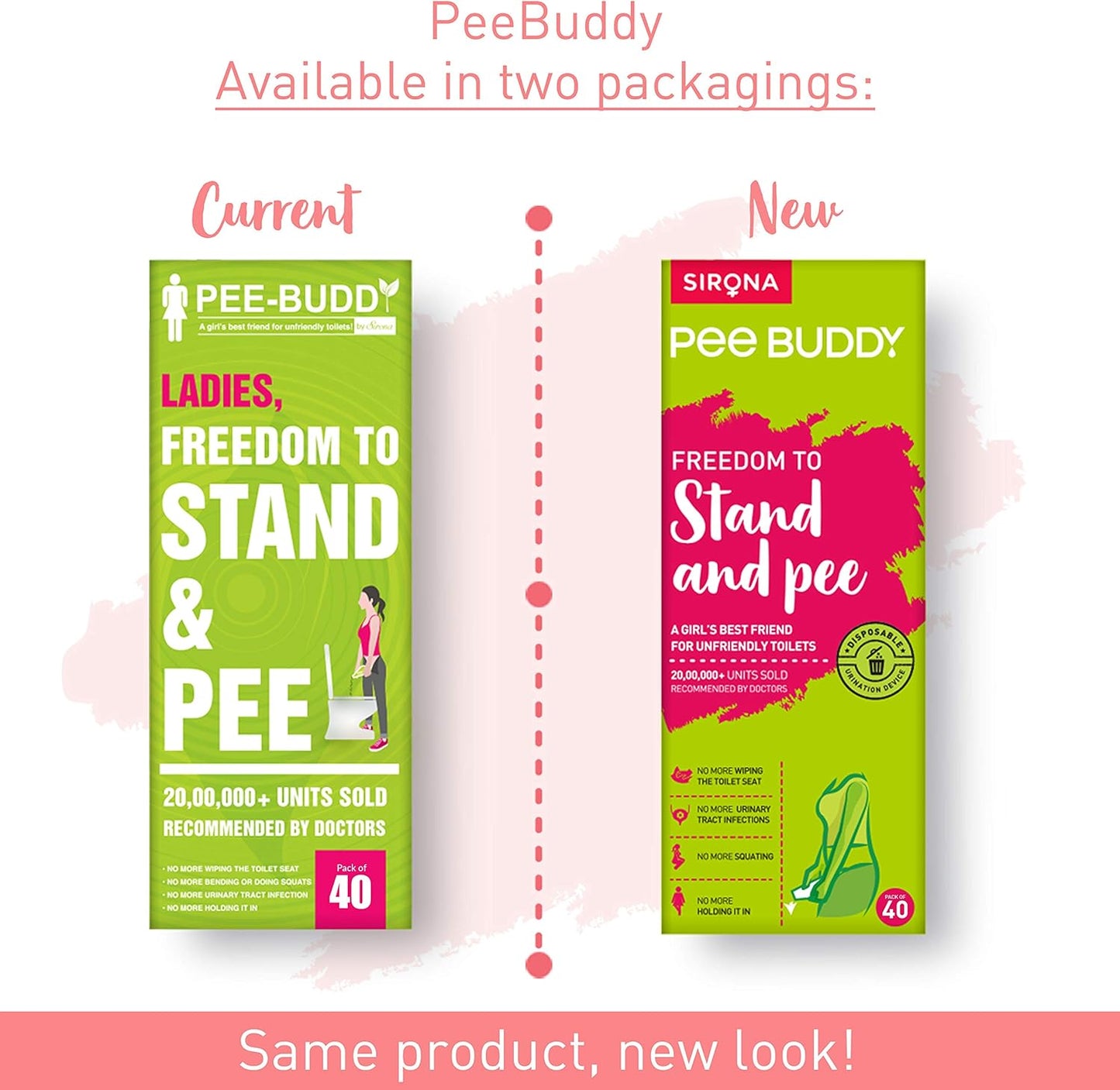 PeeBuddy Funnels Portable Female Urination Device | Disposable Female Urinal Funnel | Travel, Camping, Hiking and Outdoor Activities | Discreet and Compact Stand and Pee Funnel for Women, Girls