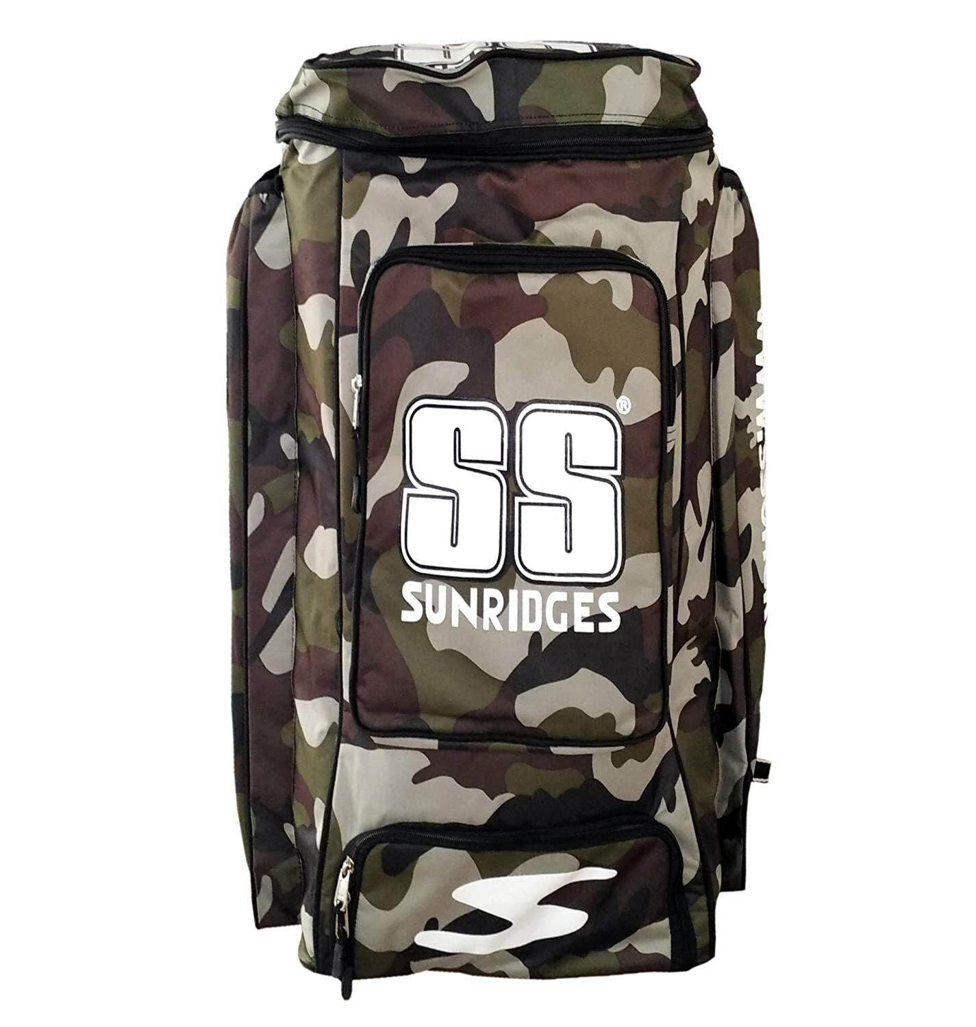 SS Camo Duffle Cricket Kit Bag | Size: Large | Light Weight with Attractive Design | Weather-Resistant | Spacious Storage | Comfort | Stylish and Sporty | Shoulder Straps