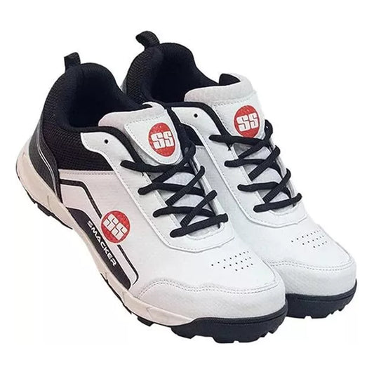 SS SMACKER Cricket Shoe | For Mens & Boys | Material: Polyurethane (PU) | lightweight | Improved Stability in the Game
